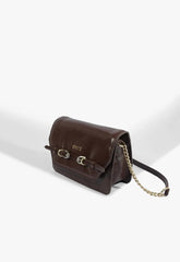 Bolsa Tiracolo Hari Couro Marrom S 50021 0015 0002 Schutz